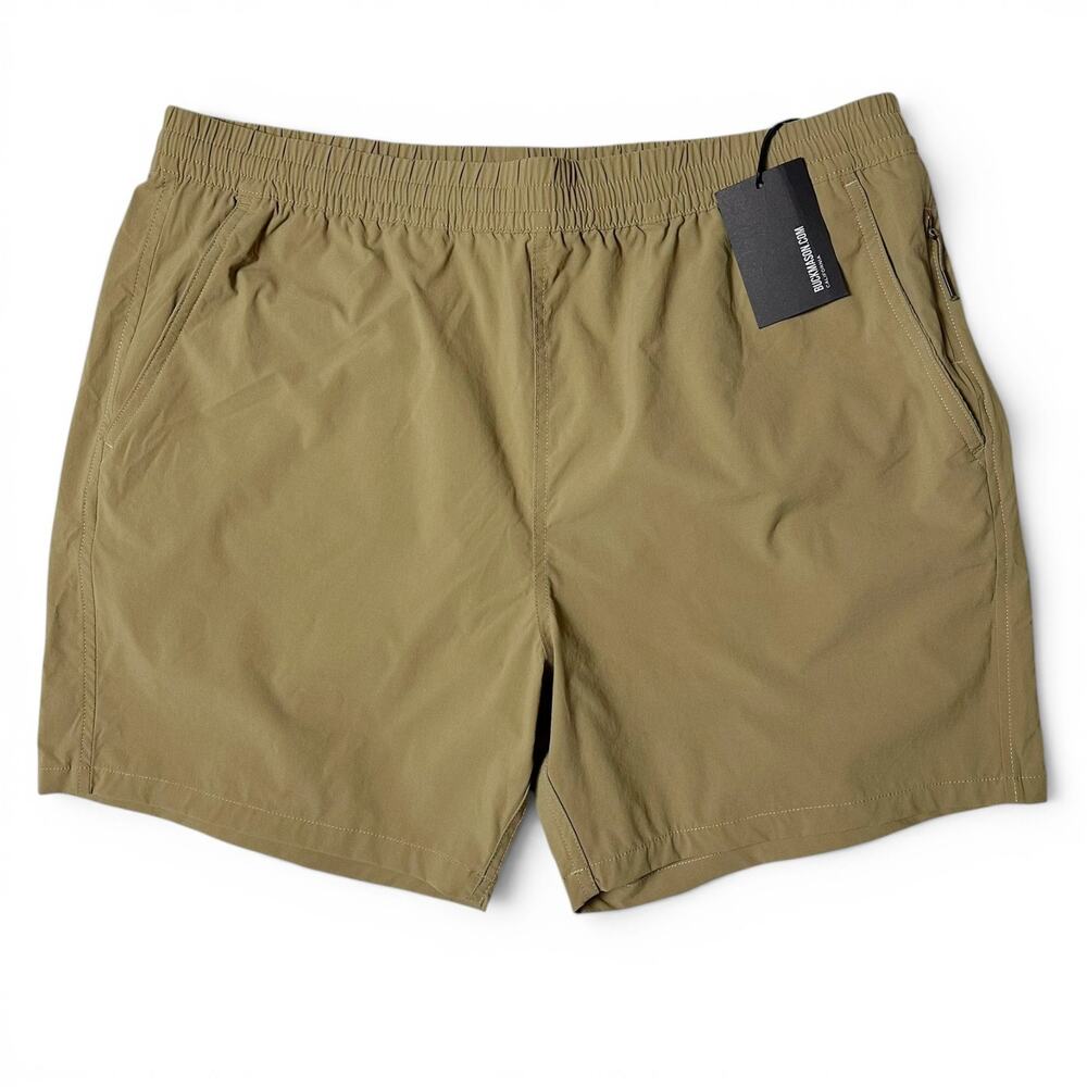 Buck Mason Trail Roam Short Mens Size 34-35 British Khaki 5in Inseam NWT